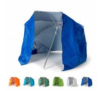 Parasol de plage pliable portable léger aluminium tente 160 cm Piuma