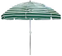 Parasol De Plage Pliable Portable Vent Compact Droit Rond Mât Central En Orientable D'ouverture Jardin Terrasse Grand 8 Baleines, Avec Et Sans Pied 220CM 2M 2,5M(Vert,2.25m-7.3ftWithout Base)