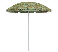 Parasol de plage rond léger 263 x 263 x 272 cm fonctionnel moderne en polyester