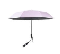 Parasol de sortie de quartier, tige de multi-positions, pare-soleil monté sur poussette, forme rabattable, clip compagnon de marche, parasol de poussette, pare-soleil pour poussette, auvent