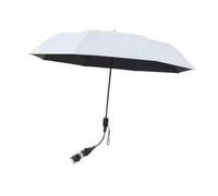 Parasol de sortie de quartier, tige de multi-positions, pare-soleil monté sur poussette, forme rabattable, clip compagnon de marche, parasol de poussette, pare-soleil pour poussette, auvent
