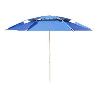 Parasol de terrasse octogonal de 2,4 m - Protection UV de 2,4 m - Parasol de pêche facile à ouvrir pour extérieur, jardin, terrasse et patio - Auvent inclinable réglable