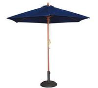 Parasol de Terrasse Professionnel Bleu Marine à Poulie de Ø3 m Bolero Bleu G