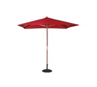 Parasol de terrasse professionnel carré à poulie rouge - Bolero