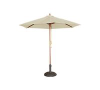 Parasol de Terrasse Professionnel Écru à Poulie Diamètre 2,5 m - Bolero - - Polyester x2370mm Ecru