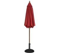 Parasol de Terrasse Professionnel Rouge à Poulie de 2,5 m Bolero Rouge