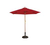 Parasol de Terrasse Rouge Professionnel à Poulie de 3 m Bolero Rouge