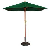 Parasol de Terrasse Vert Professionnel à Poulie de 3 m Bolero Vert