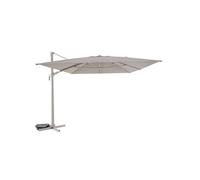 Parasol décentré Melhia 4x3 m oléfine argile/lin Hespéride