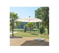Hespéride – Parasol déporté Manoa H. 2,50 m coloris argile lin