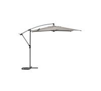 Parasol décentré rond Manoa taupe Hespéride - Taupe