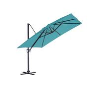 Parasol déporté 3x3m - bleu canard - SUNKING
