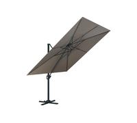 Parasol déporté 3x3m - gris anthracite - SUNKING