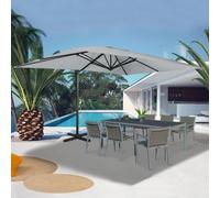 Parasol déporté rotatif 360