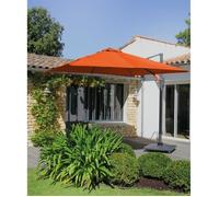 Parasol Déporté Alu 3X3 Orange