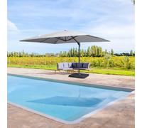 Parasol déporté ANTOINE et sa housse 272x300x400cm