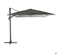 Hespéride - Parasol déporté carré inclinable Éléa Ardoise et Graphite