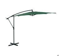 Hespéride - Parasol Déporté Carré Manoa Vert Olive/Graphite 2,5 x 2,5 m, Acier Anti Corrosion, Toile Déperlante, Orientable 360° - Pour Jardin, Terrasse