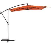 - Parasol Déporté Carré Manoa Ambre 2,5 X 2,5m En Aluminium Acier Et Polyester