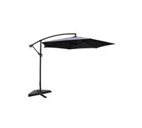 Parasol déporté diamètre 3m gris PORTICCIO