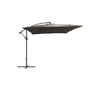 - Parasol déporté en acier 3x3m Eco taupe
