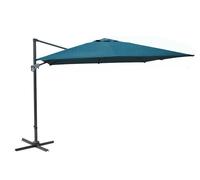 Parasol Déporté En Aluminium 3x4m Dom Bleu
