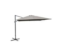 - Parasol déporté en aluminium 3x4m Dom Taupe
