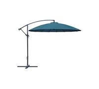 Parasol Déporté En Aluminium Et Fibre De Verre 3m Pagode Bleu