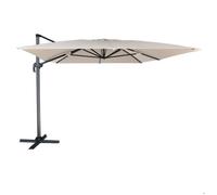 Parasol déporté - HAPPY GARDEN - MOLOKAI - Rectangulaire 3x4m - Aluminium - Housse incluse