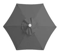Parasol Déporté Hexagonal - 2m/2,7m - Inclinable - Résistant à l'eau - Protection UV