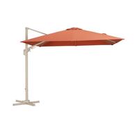 Parasol déporté inclinable mât crème - NH - L.3 x l.3 m