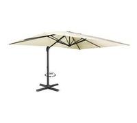 Parasol Déporté Rotatif 360 Calvi Écru 3x4 M Avec Housse