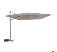 Parasol déporté ""Melhia"" lin 3x3m - Hespéride