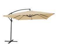 Parasol Déporté Molokai Carré 2,7x2,7m Beige Beige