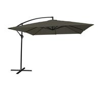 Parasol déporté molokai carré 2,7x2,7m gris