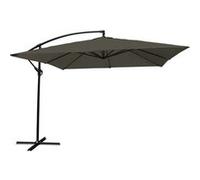 Parasol déporté MOLOKAI carré 2,7x2,7m gris Gris G