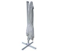 Parasol Déporté Molokai Carré 3x3m Blanc + Housse Blanc