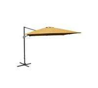 Parasol déporté - PROLOISIRS - 3 x 4 m - Aluminium - Toile inclinable - Couleur curry