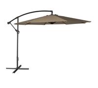 Parasol déporté OAHU rond 3,50m de diamètre taupe