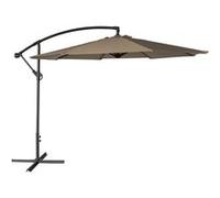Parasol déporté OAHU rond 3,50m de diamètre taupe