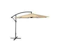 Parasol Déporté Oahu Rond 3m De Diamètre Beige Beige