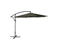 Parasol déporté OAHU rond 3m de diamètre gris