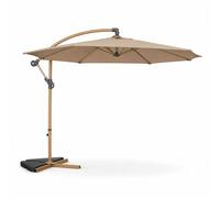 Parasol Déporté Octogonal 300 Cm Taupe Porticcio Beige