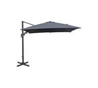 - Parasol déporté orientable 360° inclinable gauche droite 3 x 3 m Orient Gris
