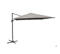 Proloisirs Parasol déporté en aluminium Dom 3x4 m Taupe G