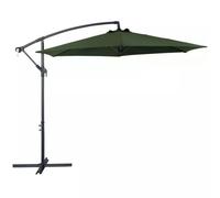 Parasol déporté PROLOISIRS Eco ø 300 cm - Gris / Kaki