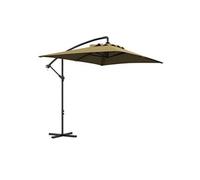 Outsunny - Parasol déporté rectangulaire - 294 x 193 x 250 cm - Pied en croix - Kaki