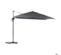 Hespéride - Parasol Déporté Rectangulaire Équador Ardoise - 56 X 63 X 88 cm - Aluminium Anti-Rouille Texaline - Mobilier d'Extérieur pour Terrasse