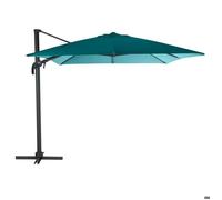 Parasol déporté rectangulaire inclinable Éléa Bleu canard - Bleu canard - Hespéride