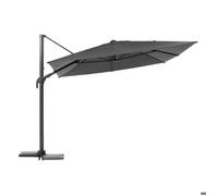 Hespéride - Parasol déporté rectangulaire Melhia 4 x 3 m anthracite